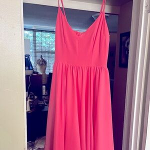 New (never worn) Pinup Girl Pink Amalie Ballerina Swing Dress Size L